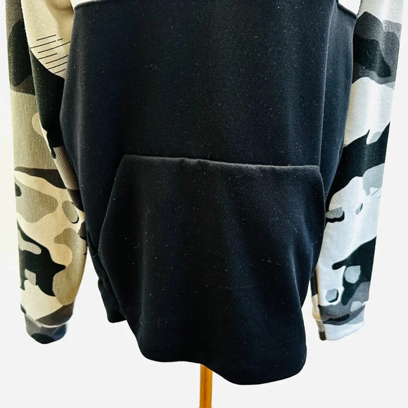 NIKE Men Long Sleeve Pullover Hoodie Multi-Colored Hoodie Sweat Shirt Sz Medium - Picture 5 of 13